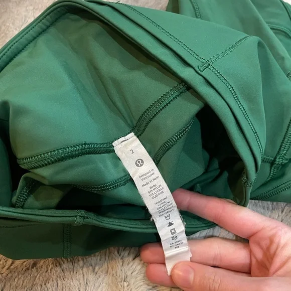 Lululemon Fast and Free High-Rise Tight 25" Everglade Green - Picture 4 of 4